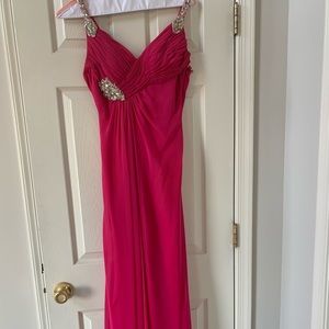 Long formal prom gown